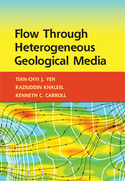 Couverture de l’ouvrage Flow through Heterogeneous Geologic Media