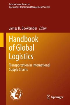 Couverture de l’ouvrage Handbook of Global Logistics