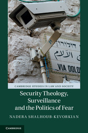 Cover of the book Security Theology, Surveillance and the Politics of Fear