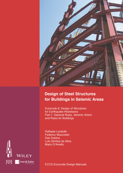 Couverture de l’ouvrage Design of Steel Structures for Buildings in Seismic Areas