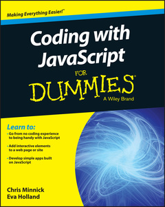Couverture de l’ouvrage Coding with JavaScript For Dummies