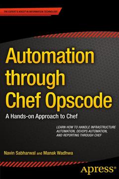 Couverture de l’ouvrage Automation through Chef Opscode