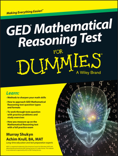 Couverture de l’ouvrage GED Mathematical Reasoning Test For Dummies