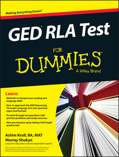 Cover of the book GED RLA For Dummies