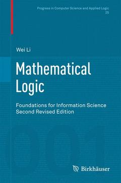 Couverture de l’ouvrage Mathematical Logic