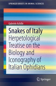 Couverture de l’ouvrage Snakes of Italy