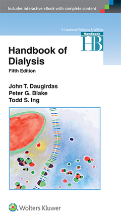 Couverture de l’ouvrage Handbook of Dialysis