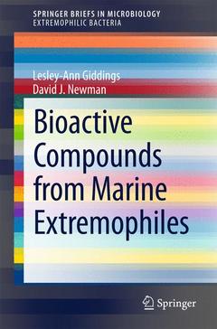 Cover of the book Bioactive Compounds from Marine Extremophiles