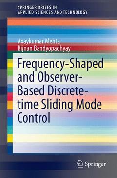 Couverture de l’ouvrage Frequency-Shaped and Observer-Based Discrete-time Sliding Mode Control