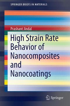 Couverture de l’ouvrage High Strain Rate Behavior of Nanocomposites and Nanocoatings