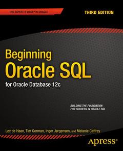 Couverture de l’ouvrage Beginning Oracle SQL