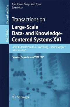 Cover of the book Transactions on Large-Scale Data- and Knowledge-Centered Systems XVI