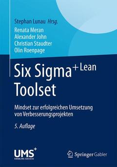 Couverture de l’ouvrage Six Sigma+Lean Toolset