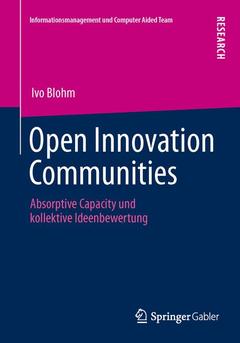 Couverture de l’ouvrage Open Innovation Communities