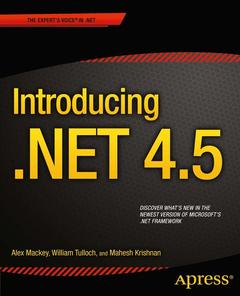 Cover of the book Introducing .NET 4.5
