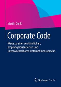 Couverture de l’ouvrage Corporate Code