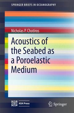 Couverture de l’ouvrage Acoustics of the Seabed as a Poroelastic Medium