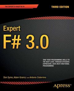 Cover of the book Expert F# 3.0
