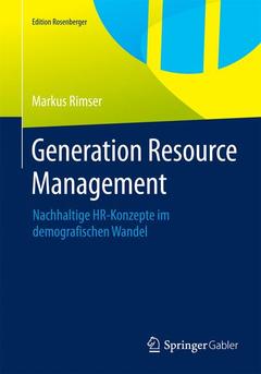 Couverture de l’ouvrage Generation Resource Management