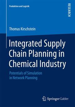 Couverture de l’ouvrage Integrated Supply Chain Planning in Chemical Industry