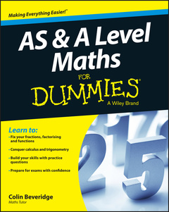 Couverture de l’ouvrage AS and A Level Maths For Dummies