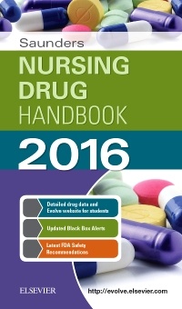 Couverture de l’ouvrage Saunders Nursing Drug Handbook 2016