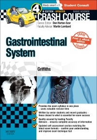 Couverture de l’ouvrage Crash Course Gastrointestinal System Updated Print + eBook edition