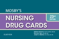 Couverture de l’ouvrage Mosby's Nursing Drug Cards 