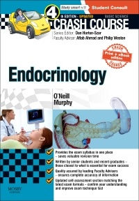 Couverture de l’ouvrage Crash Course Endocrinology: Updated Print + E-book Edition