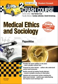 Cover of the book Crash Course Medical Ethics and Sociology Updated Print + eBook edition