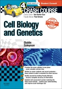 Couverture de l’ouvrage Crash Course Cell Biology and Genetics Updated Print + eBook edition