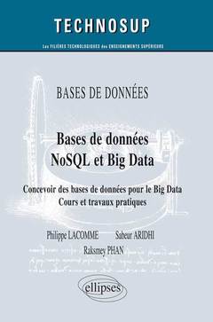 Couverture de l’ouvrage BASE DE DONNÉES - Bases de données NoSQL et Big Data - Concevoir des bases de données pour le Big Data, Cours et travaux pratiques (niveau B)