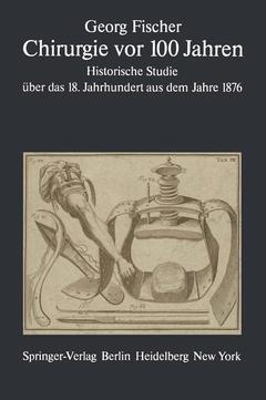 Cover of the book Chirurgie vor 100 Jahren