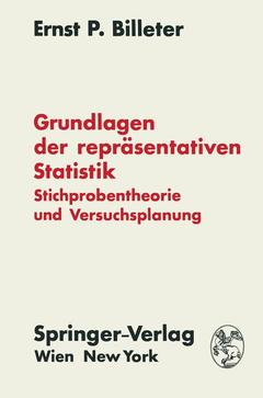 Couverture de l’ouvrage Grundlagen der repräsentativen Statistik