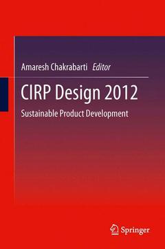 Couverture de l’ouvrage CIRP Design 2012