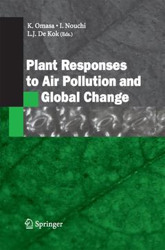 Couverture de l’ouvrage Plant Responses to Air Pollution and Global Change
