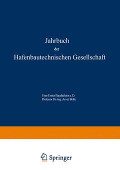 Couverture de l’ouvrage Jahrbuch der Hafenbautechnischen Gesellschaft