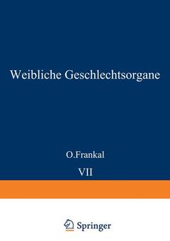 Cover of the book Weibliche Geschlechtsorgane