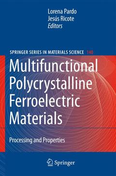 Couverture de l’ouvrage Multifunctional Polycrystalline Ferroelectric Materials