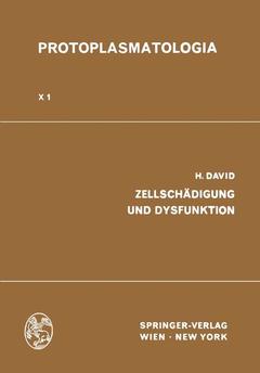 Couverture de l’ouvrage Zellschädigung und Dysfunktion