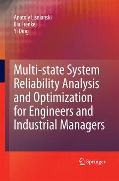 Couverture de l’ouvrage Multi-state System Reliability Analysis and Optimization for Engineers and Industrial Managers