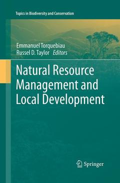 Couverture de l’ouvrage Natural Resource Management and Local Development