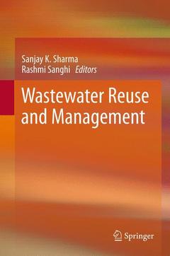 Couverture de l’ouvrage Wastewater Reuse and Management