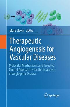 Couverture de l’ouvrage Therapeutic Angiogenesis for Vascular Diseases