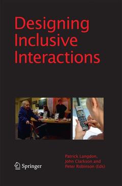 Couverture de l’ouvrage Designing Inclusive Interactions