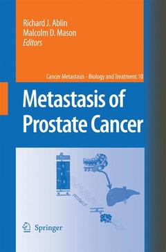 Couverture de l’ouvrage Metastasis of Prostate Cancer