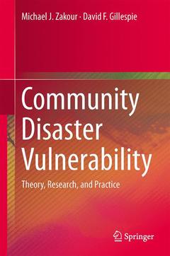 Couverture de l’ouvrage Community Disaster Vulnerability
