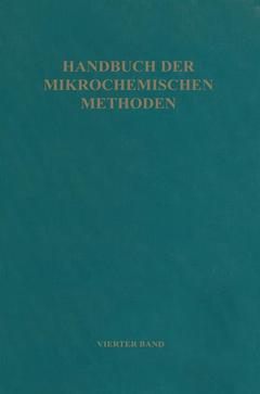 Couverture de l’ouvrage Elektronenstrahl-Mikroanalyse