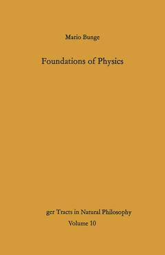 Couverture de l’ouvrage Foundations of Physics