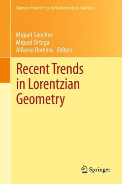 Couverture de l’ouvrage Recent Trends in Lorentzian Geometry